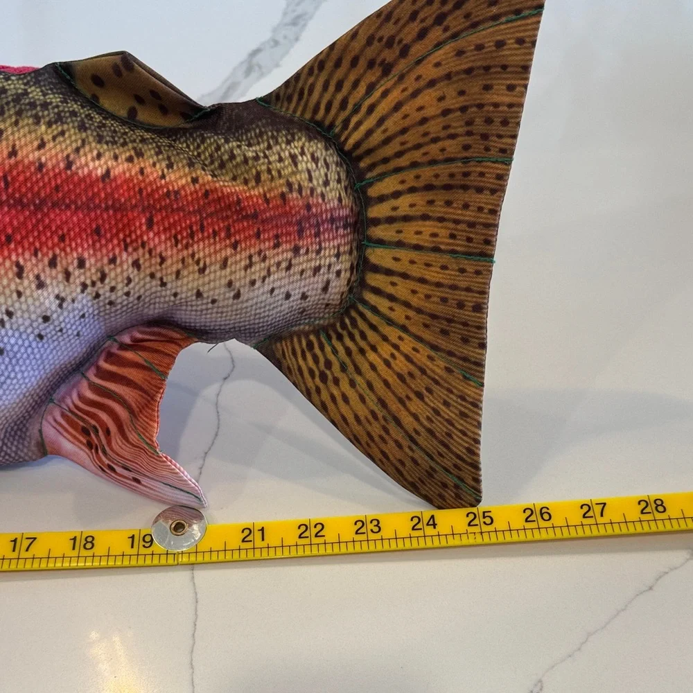 Life-Like Plush Fish Pillow